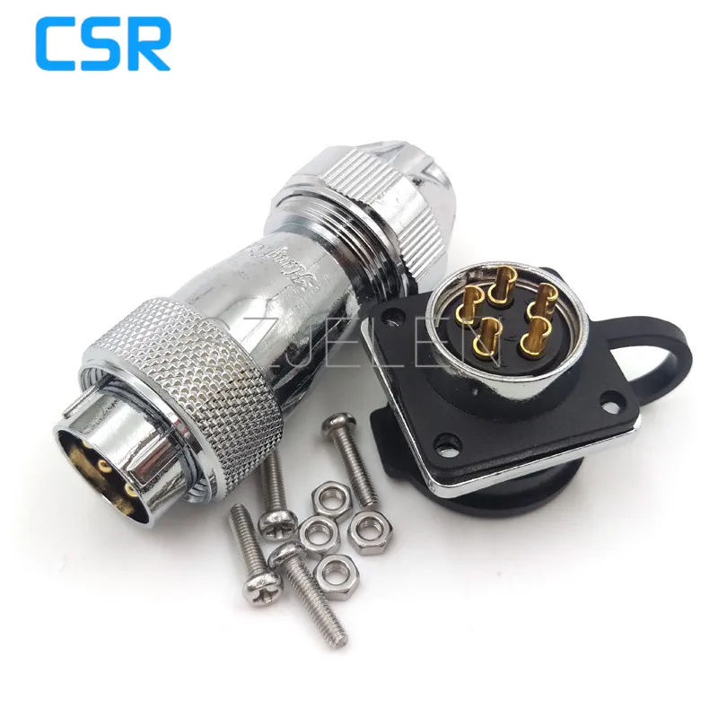 WF20 series waterproof connectors 5pin Plugs and sockets,IP67 High