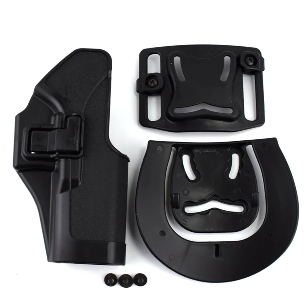 CQC Tactical Compact Handgun Belt Holster G19 Quick Draw Right Hand Gun w/ Paddle Waist For GLock 17 21 | Спорт и развлечения