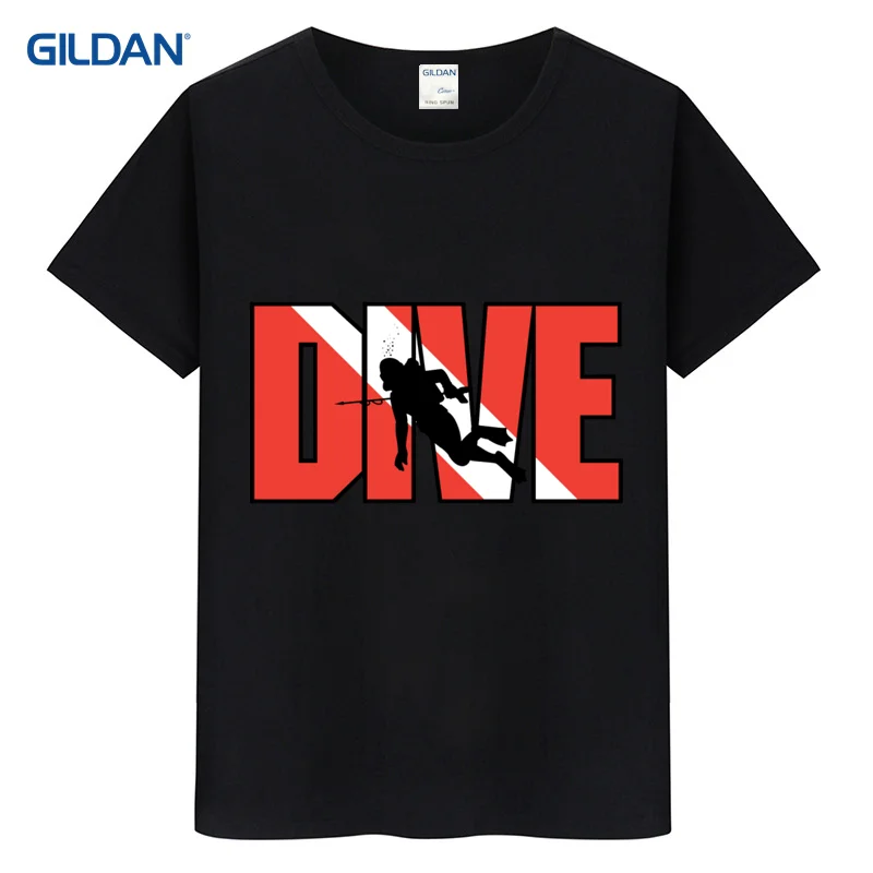 Your Tee Shirt 2017 Scuba Dive T I Homme T-Shirt By Cotton Simple Uniform | Мужская одежда