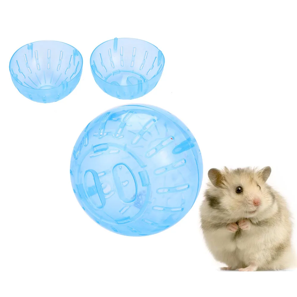 1pcs 10cm Plastic Pet Rodent Mice Jogging Ball Toy Hamster Gerbil Rat