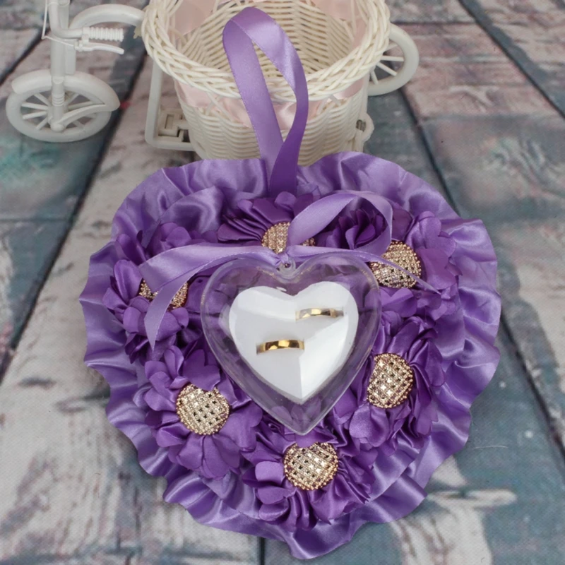 Кольцо Box подсолнечное подушки украшения для свадебных украшений подарки Романтический