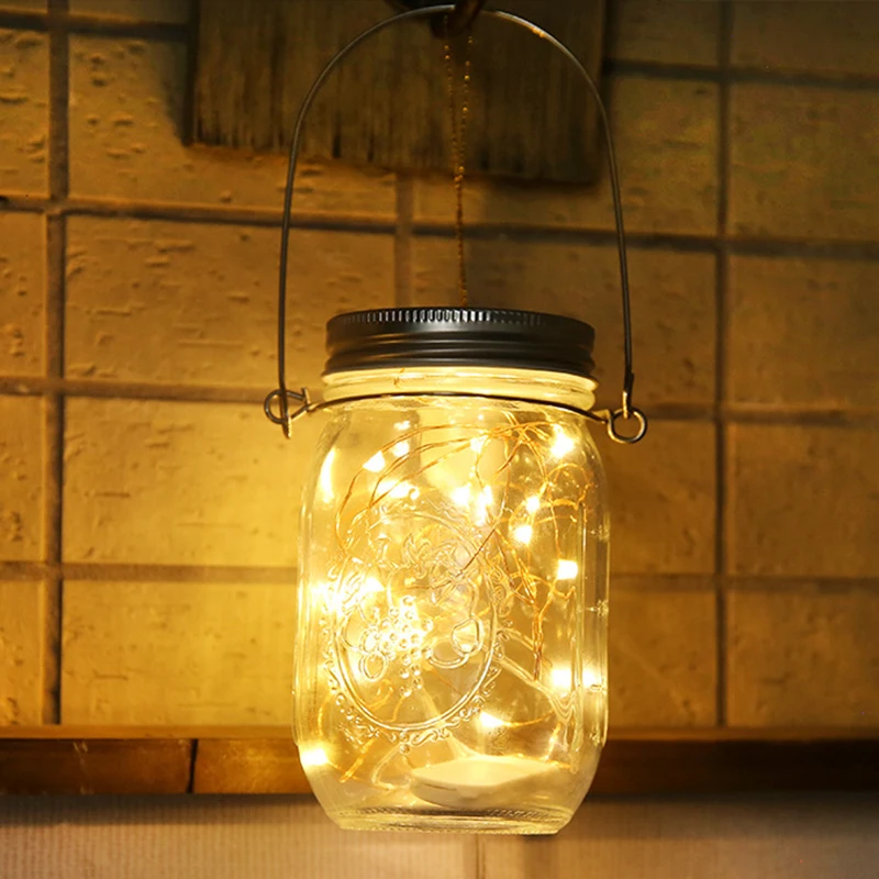 Mason Jar 2 м светодиодный гирлянды Сказочный подвесной праздничный светильник для