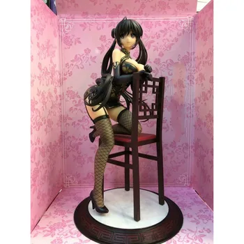 

27CM Anime Alphamax Skytube Misaki Kurehito Fuyuki Mari Cheongsam Japanese Skytube Girl Sexy Adult PVC Action Figure Toys Gift