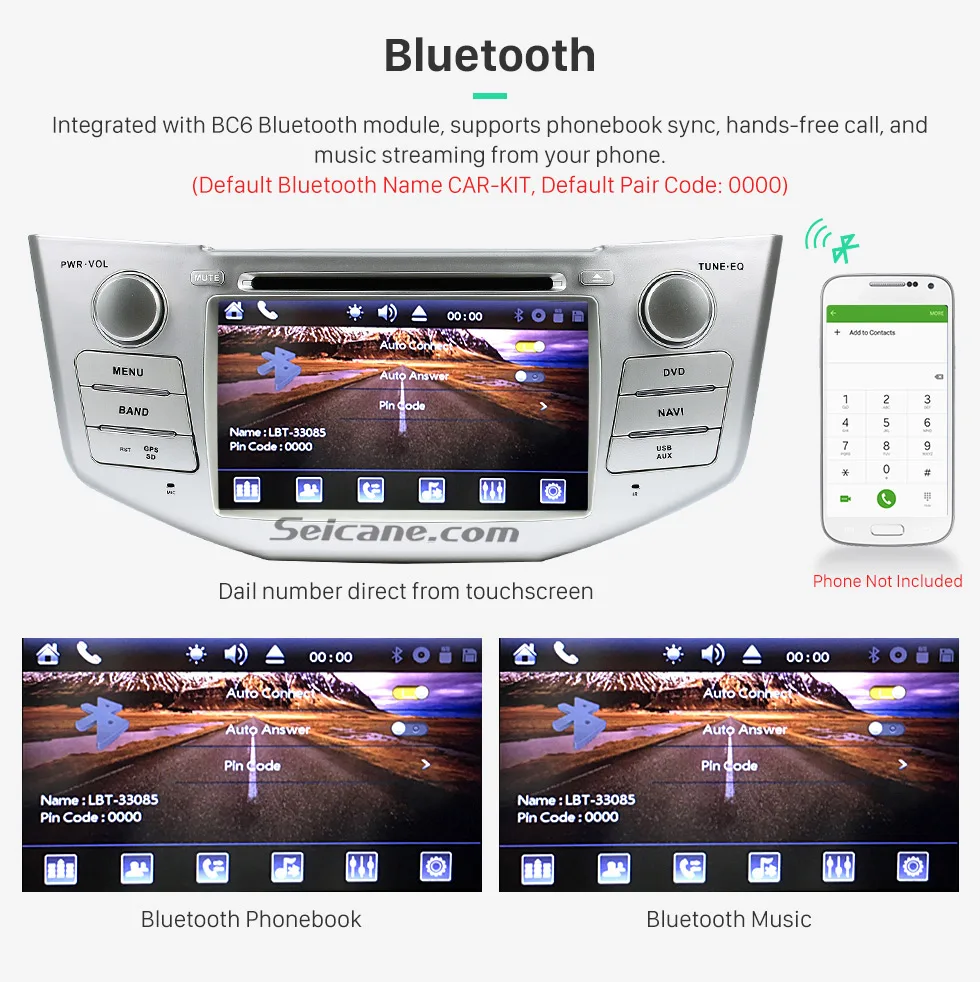 Sale Seicane 2 din 7" WINCE 6.0 Bluetooth WIFI GPS FM Car DVD Player for Toyota Harrier Lexus RX 300 330 350 400H Support SD DVR IPOD 4 Sale Seicane 2 din 7" WINCE 6.0 Bluetooth WIFI GPS FM Car DVD Player for Toyota Harrier Lexus RX 300 330 350 400H Support SD DVR IPOD 4
