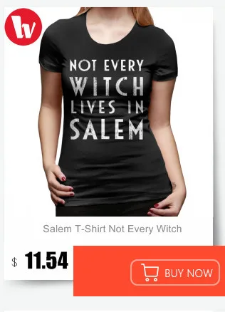 Футболка Salem THE WITCH, 100 хлопок, женская футболка с принтом, красная, короткий рукав, большой размер, кавайная Летняя женская футболка