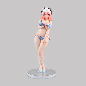 

Anime Super Sonico Pai Slash Bikini Swimwear 1/6 Scale Beach Queens Sexy PVC Action Figure Collectible Model Toy Doll 28cm SAF5