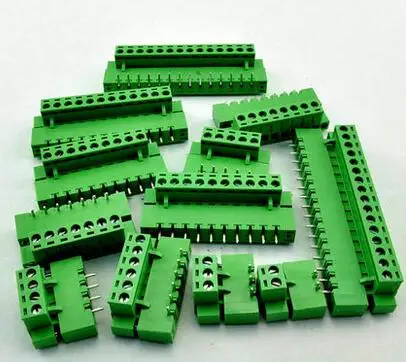 

10sets Terminal plug type 300V 10A ht5.08 5.08mm pitch connector pcb screw terminal blocks connector straight pin 2/3/4/5/6/7/8P