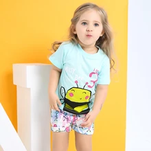 Повседневные стильные короткие детские шорты для девочек от 18 месяцев до 6 лет