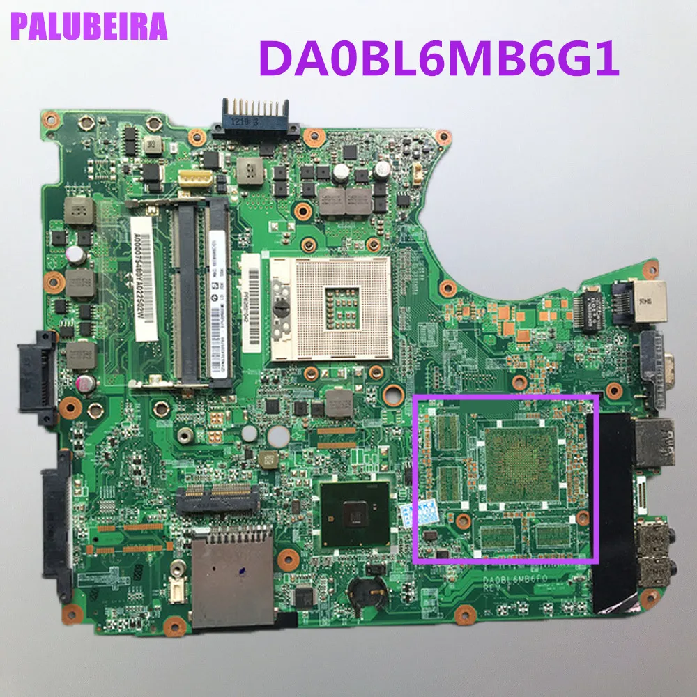 PALUBEIRA A000075380 материнская плата для ноутбука toshiba satellite L655 L650 DA0BL6MB6G1 HM55 DDR3