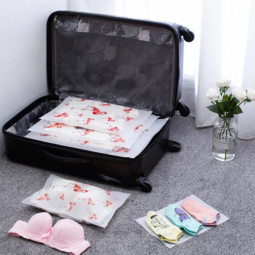 

5PCS/Set Clothes Underwear Sorting Bag Waterproof Travel ShoeS Bag luggage Organizer Women Zipper Makeup Organizer Storage Pouch