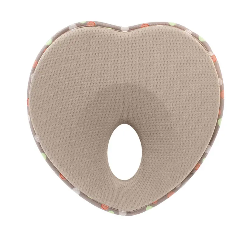 Newborn Sleeping Styling Pillow Heart Shape Baby Head Protection Soft Pillow Care Plastic Shape Pillow Memory Mat Pillow - Цвет: 2