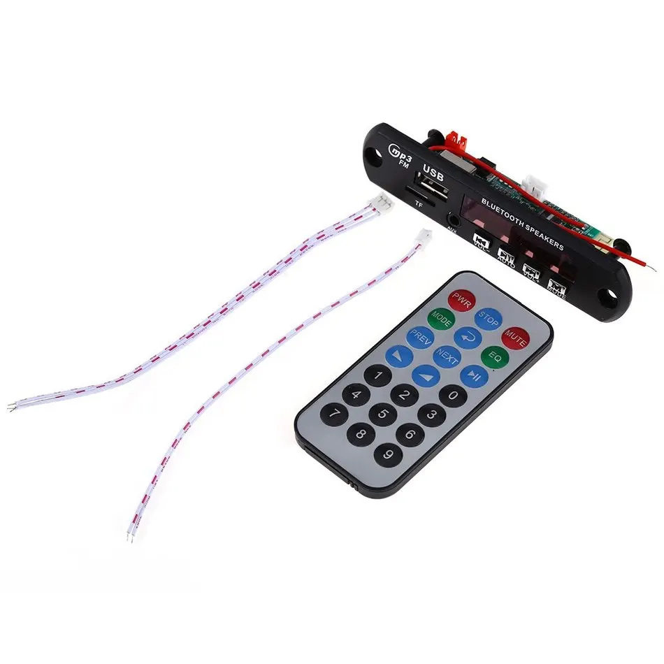 Плеер декодер. Car mp3 with bluetooth usb tf. компактный блютуз аудио модуль с динамиком. hattor audio пульт управления. декодер плата bluetooth, aux, usb, tf, fm с усилителем мощности звука.