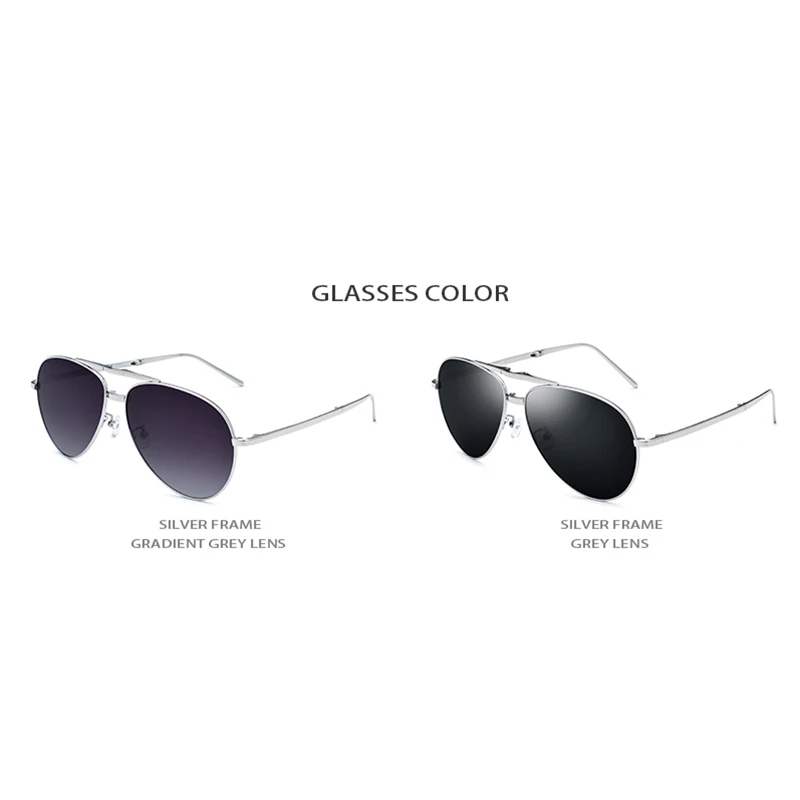 Gafas de sol de titanio puro para hombre, gafas de sol plegables polarizadas para aviación, 2019, gafas de sol de marca de diseñador para hombre, gafas de sol para hombre, 1190 - 5