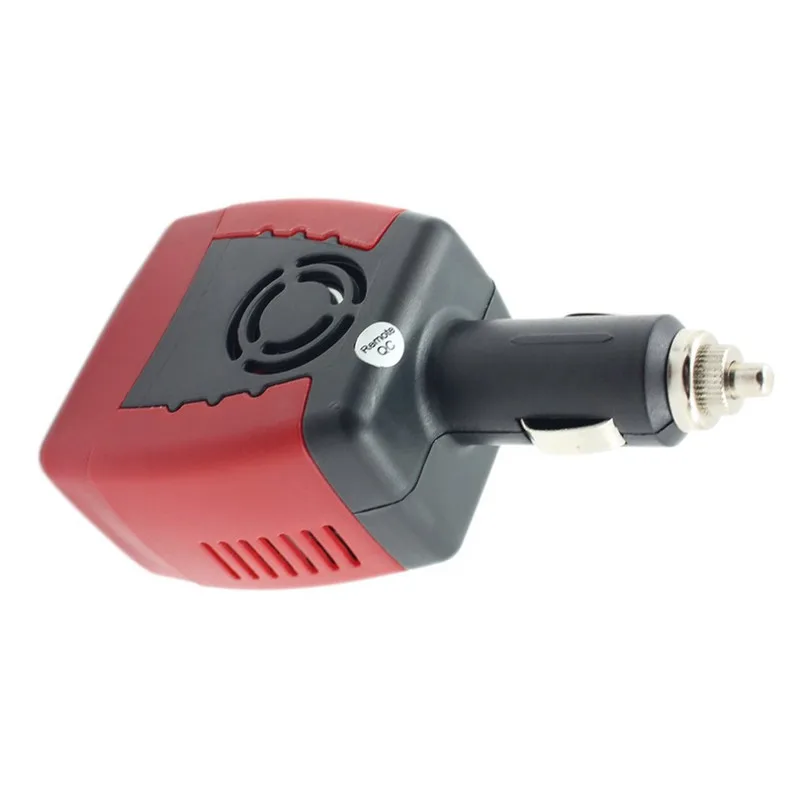 

Auto Car Accessories Red 12V To 110V USB Output 5V 0.5A Auto Car Charger Cigarette Lighter Power Supply 150W Car Power Inverter