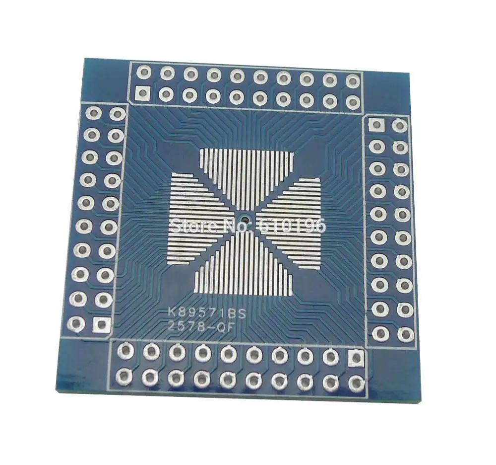 10PCS QFN/TQFP/LQFP QFP 16 80 pin 0.5mm pitch to dip pcb adapter Board ...