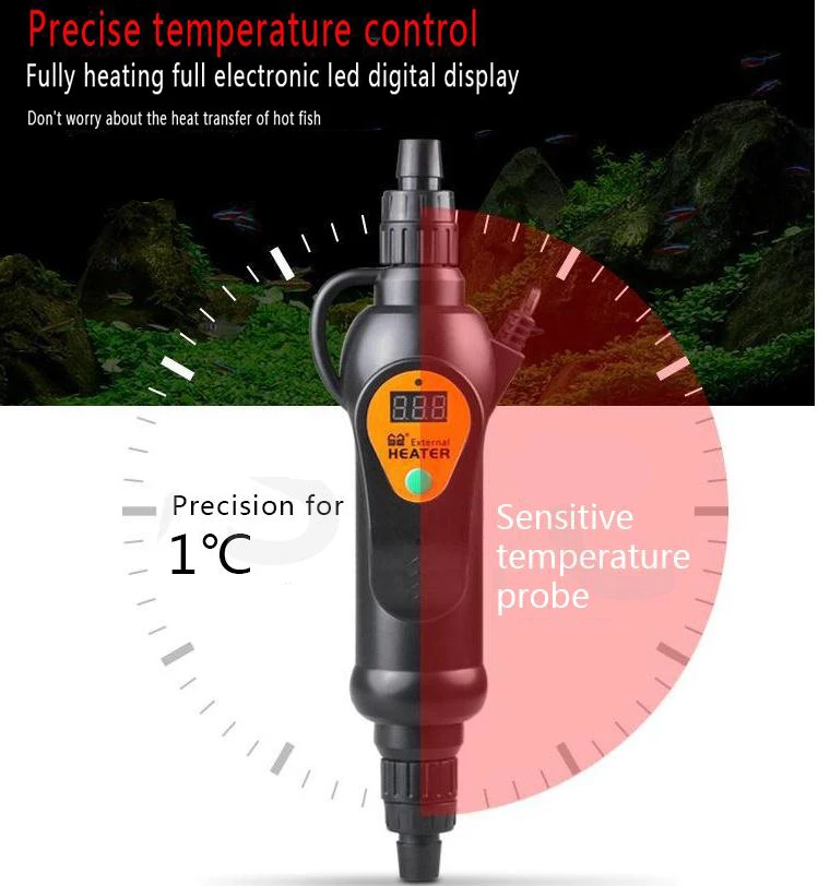 EH-300 EH-500 110 v/220 v аквариум с регулируемой температурой внешний обогреватель