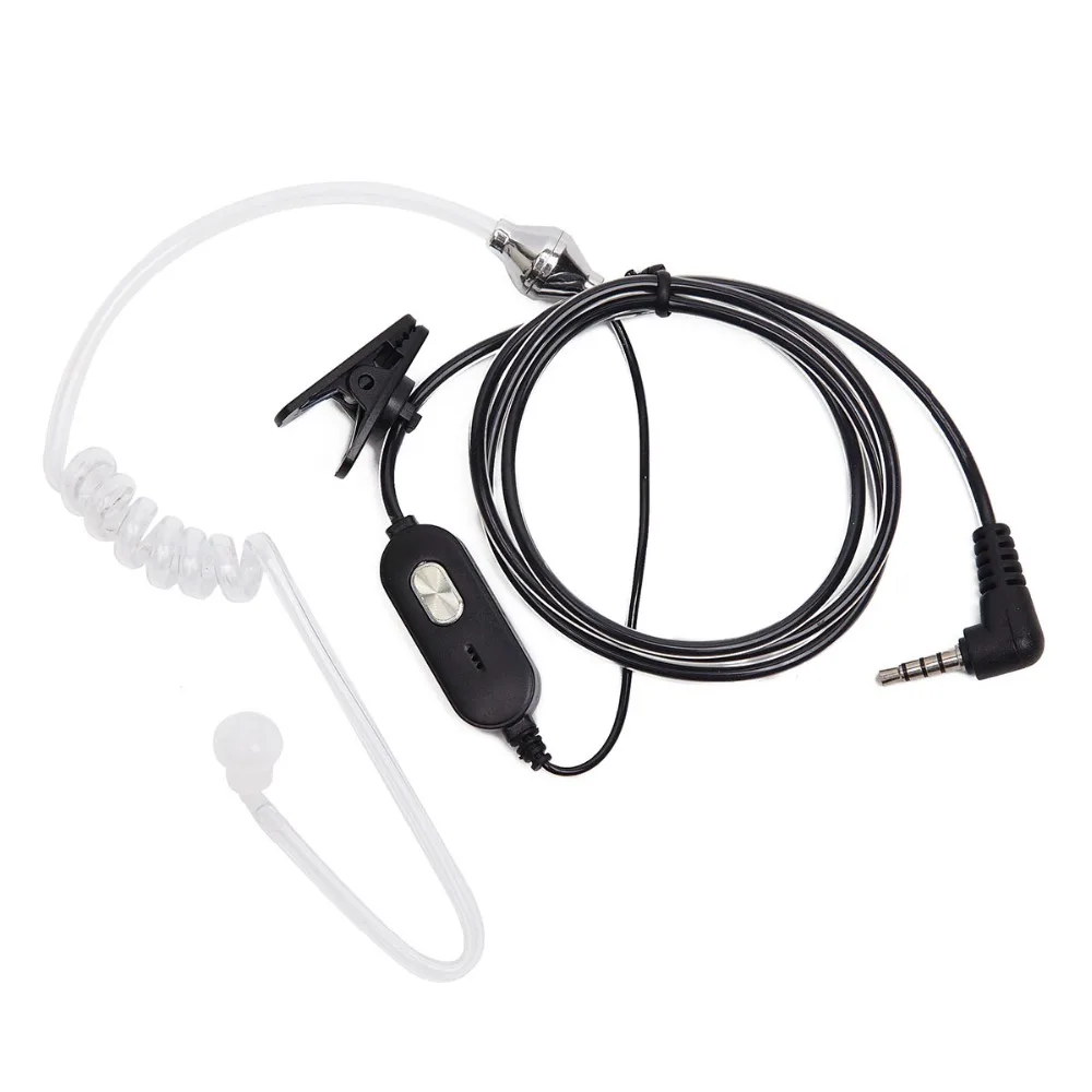Baofeng BF T1 Акустическая трубка PTT Mic наушник гарнитура для T8 UV 3R + мини радио BFT1 Walkie