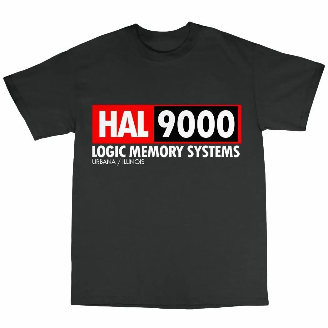 Hal 9000 Футболка 100% хлопок Arthur C. Кларк Sci Fi Artifical Intelligence Подарочная футболка в стиле