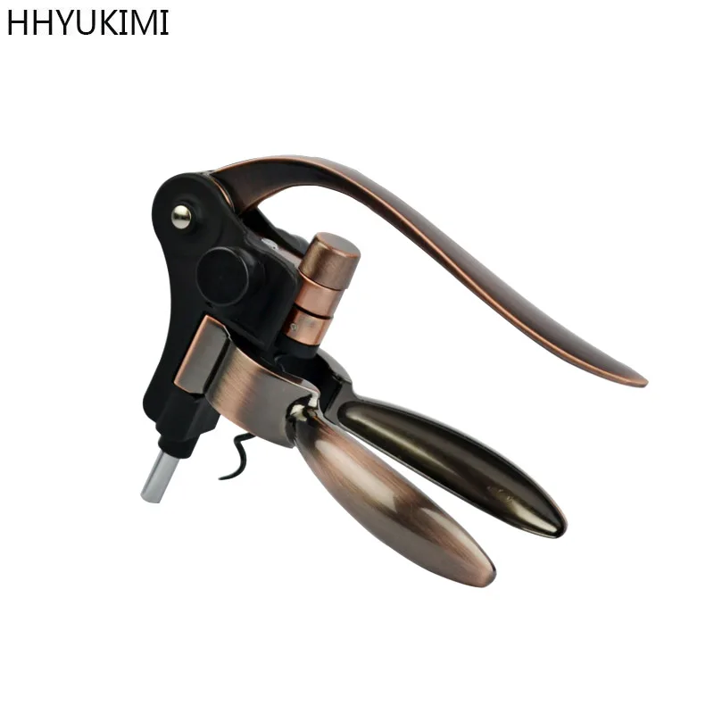 HHYUKIMI Retro Rabbit Wine Opener Corkscrew Bronze High end Home Deocor