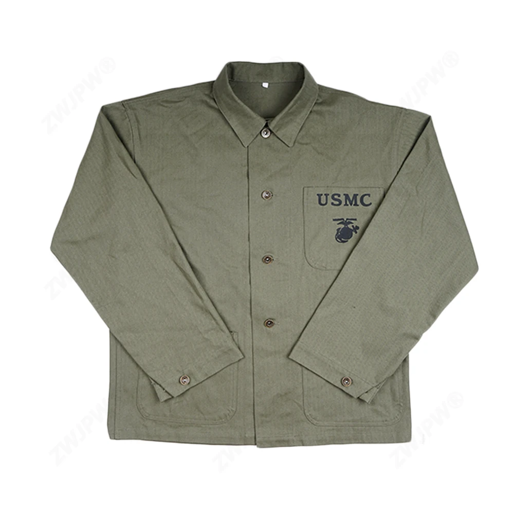 

WW2 WWII US USMC HBT ARMY GREEN Field Coat Jacket Outwear US/501104