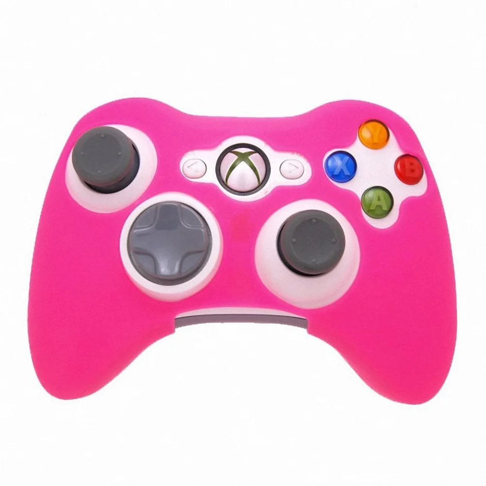 

Glow in Dark Game Controller Anti-Slip Silicone Case Skin Protector Cover for Xbox 360
