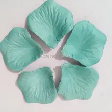 1000 шт 10 пачек поддельные шелковые лепестки роз для свадеб Конфетти украшения Искусственные цветы Свадебные вечерние поставки Робин яйцо синий