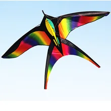 Радуга ласточка кайт нейлон с ручкой воздушный змей с одним леером Орел воздушный змей Летающий птица воздушный змей завод Эмма