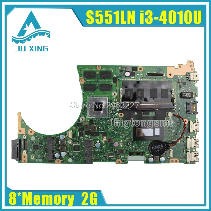 S551LN материнская плата i3CPU REV2.2 GT840 2G RAM для For Asus K551L K551LB S551L ноутбука плата|motherboard