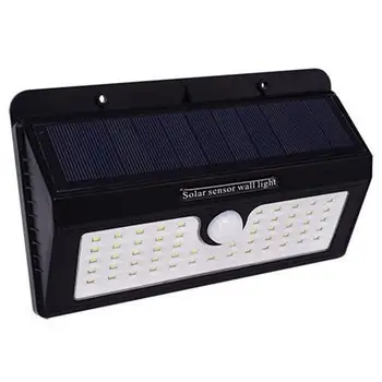 

55 LED Solar Light PIR Motion Sensor Light With 3 Modes Motion Activated For Patio Garden Security Waterproof Wireless Wall Lamp