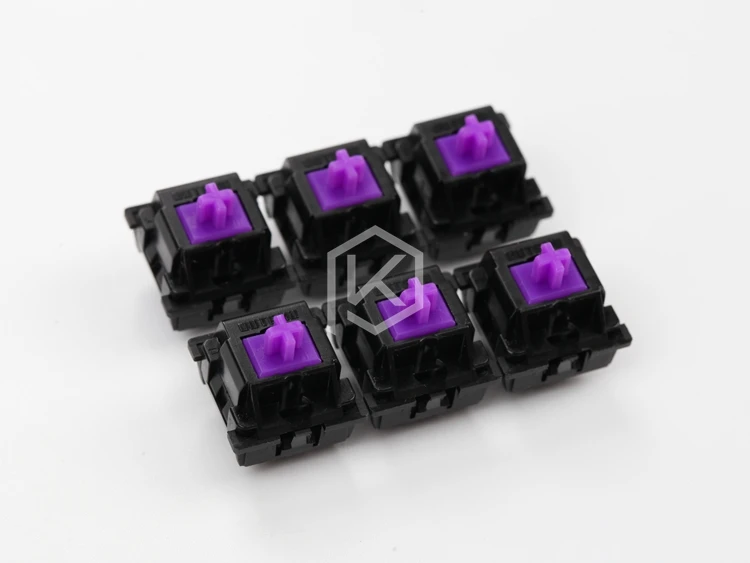 Otm outemu 3 Pin прозрачный фиолетовый 62g тактильный переключатель для