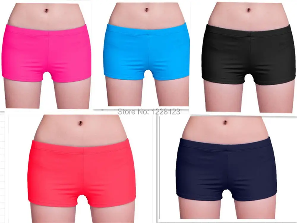 women's boy cut swim shorts
