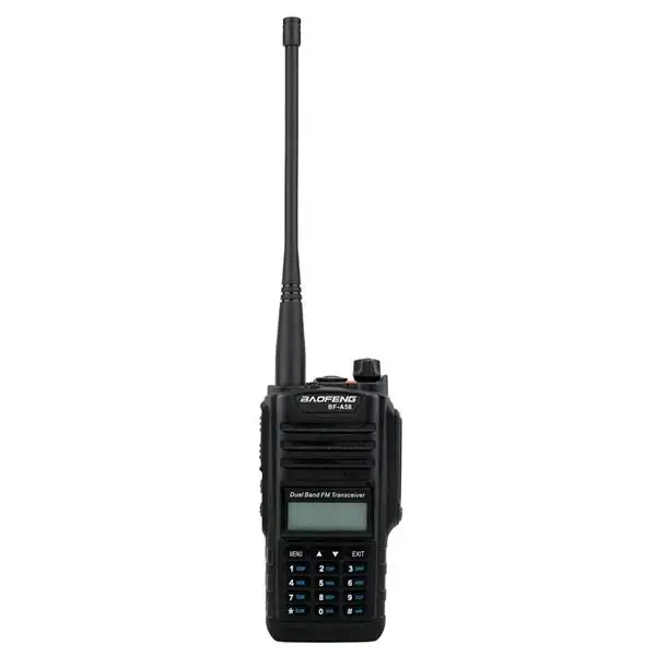 

SOONHUA BF-A58 Walkie Talkie LCD 5W Walkie Talkie 136MHz-174MHz/400-520MHz Dual Band Walkie Talkies Black