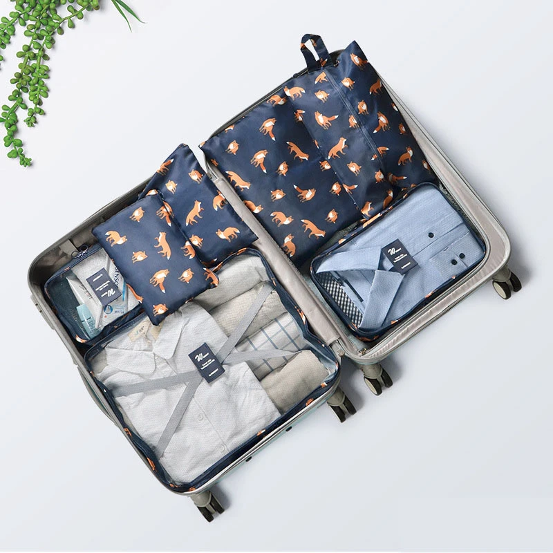 TLDGAGAS унисекс портативное хранение для путешествий 7 комплектов сумки одежда упаковка для обуви органайзеры косметичка аксессуары для багажа