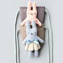 Милая сумка для маленьких девочек, повседневная сумка через плечо с кроликом и кроликом, сумка-мессенджер, кошелек для монет