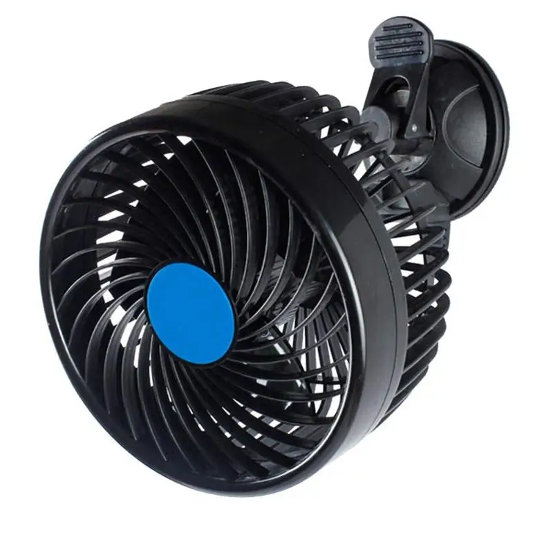 

12V Car Mini Portable Suction Cup Air Fan 360 Rotating Strong Wind Cooler Power by Cigarette Lighter Socket car air condition