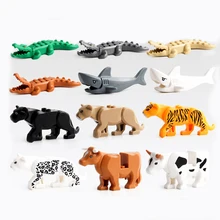 

1PCS Animal Series Model Figures Building Blocks Animals Educational Toys For Kids Children Gift Compatible With Legoed Duploe