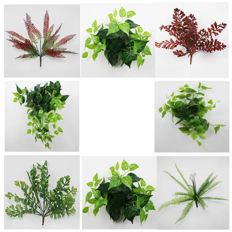 High quality 1Pcs Artificial Flower Leaves Plants Pretty Fake Lifelike