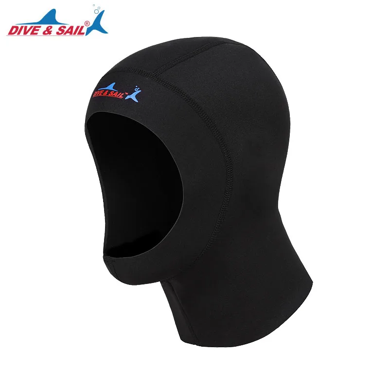 DIVE & SAIL 1mm neoprene diving hat swimming cap winter cold proof wetsuits for Snorkeling