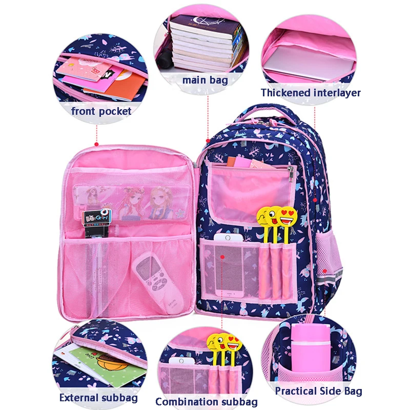 Jorgeolea Милая школьная сумка для девочек, Детский рюкзак, модный школьный ранец N0116