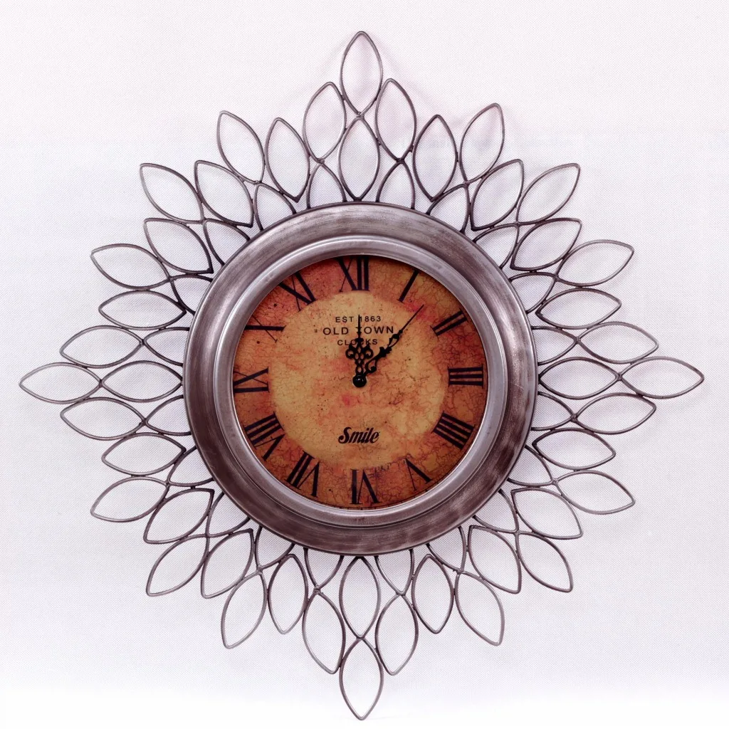 Unique gift Large Decorative Wall Clocks Handmade Vintage Clock Home