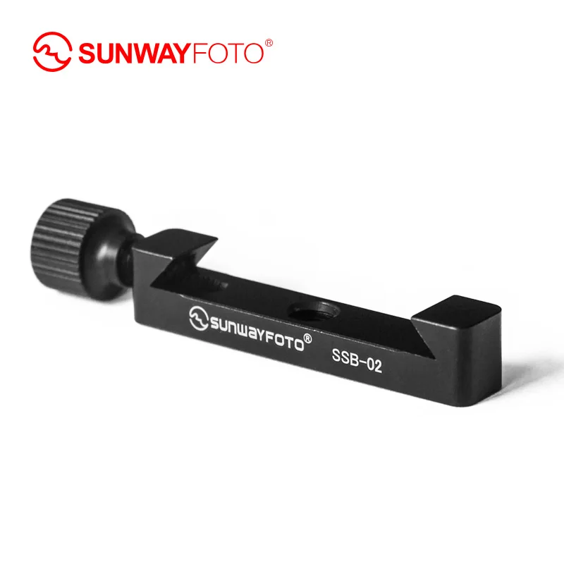 Sunwayfoto SSB 02 DSLR камера штатив БЫСТРОРАЗЪЕМНАЯ пластина Arca Mini Clamp для L пластины с