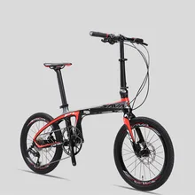 New Brand Carbon Fiber light folding bicycle outdoor sports 20 inch Alumunium wheel 9/20/22 speed bicicleta dual Oil disc bike