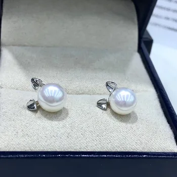 

Garden Jewelry 925 Silver Earrings Findings Component Jewelry Parts Beautiful Fittings for Pearls Coral Jade Agate Beads Stones