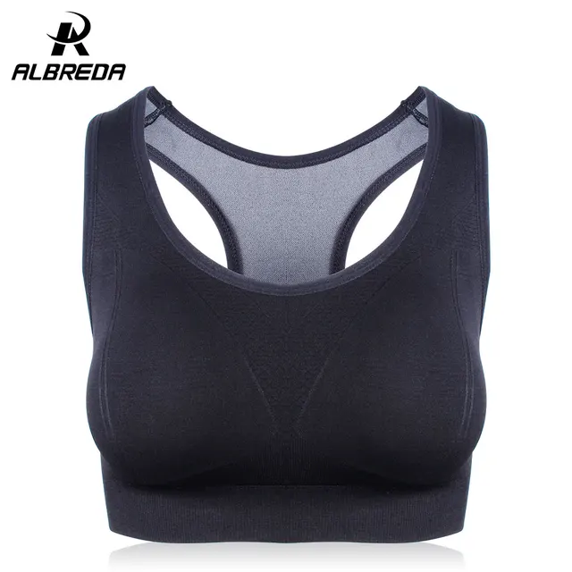 Buy Sport Bra Solid color Women Fitness Yoga Sports