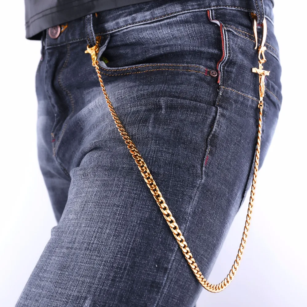 Buy New Pants Chain Jean Chains With Jesus Piece Cross