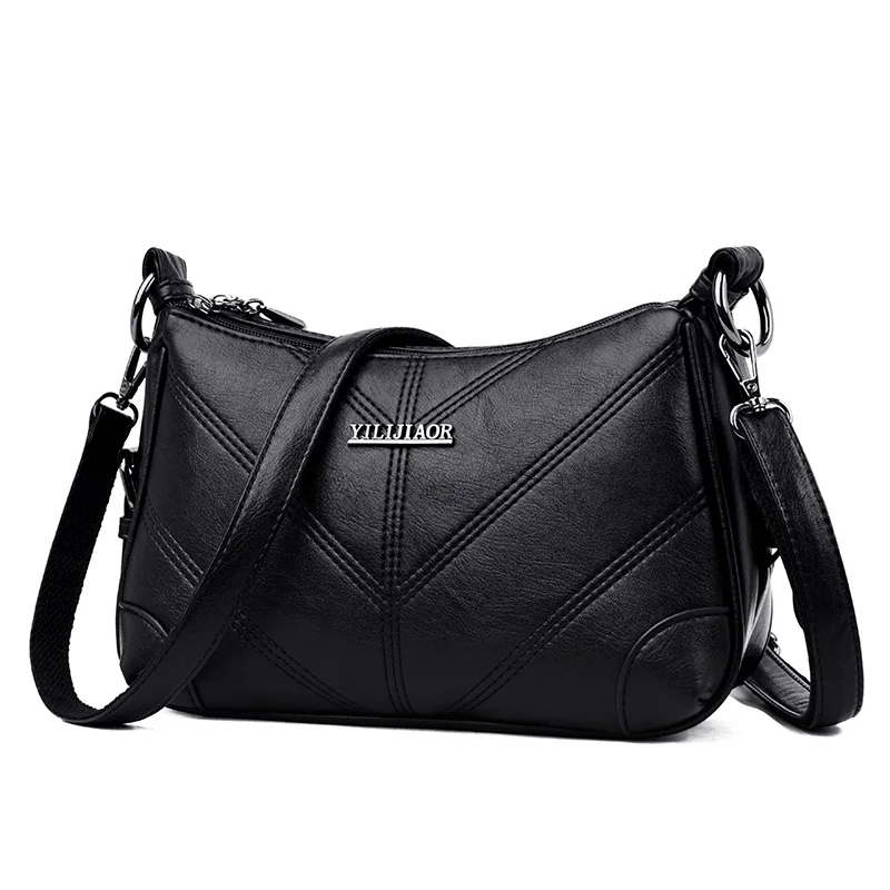 Bolsas com Alça Longa de Ombro para Mulheres de Alta Crossbody ao Longo do Sexo Bolsa do Mensageiro pu de Couro Pequenas Qualidade Bolsas Feminino Bolsa