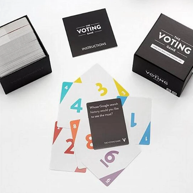 The Voting Game The Adult Party Game About Your Friends for 18+ Board Game Family Friends Party Group Game
