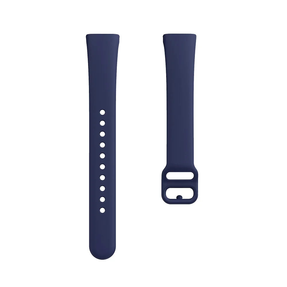 Мягкий силиконовый ремешок для Galaxy Fit ремешок спортивный ТПУ Браслет ремешок умные часы сменный ремешок для samsung Galaxy Fit - Цвет ремешка: Dark blue