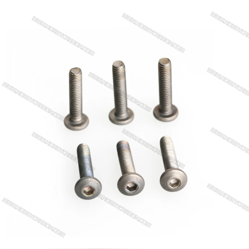 HOBBY CARBON ST009 20 шт./пакет M3x26mm M3 titanium gr2 hexup класс звеньев естественного цвета Кнопка