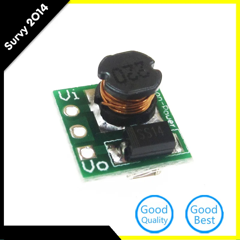 

DC-DC Converter 1V 1.2V 1.5V 1.8V 2.5V 3V to DC 3.3V Step Up Boost Power Supply Development Module for Arduino UNO Breadboard